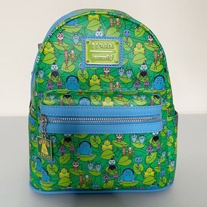 Loungefly x PIXAR A Bug's Life All over Print Backpack‎ NWT